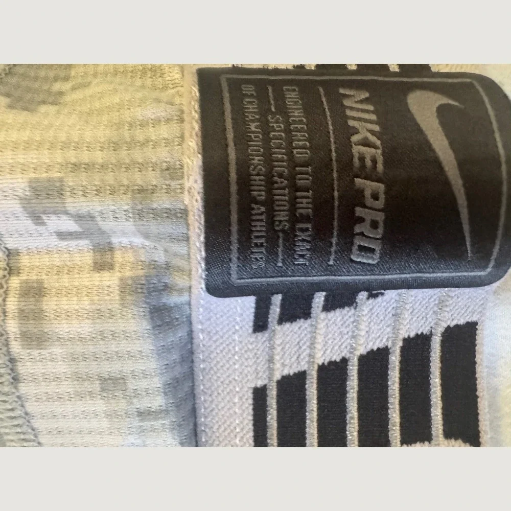 Nike Pro Compression‎ Leggings Mens Grey Digital Camo Athletic Tights